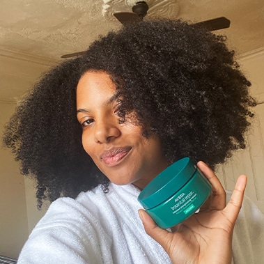 Refinery29 x Aveda partnership imagery featuring Tara Thomas.