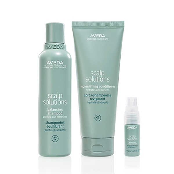 AVEDA Scalp Solutions Shampoo & Conditioner duo Gentle Shampoo and Replenishing Conditioner. Extend Time Between Washes With the Free Refreshing Mist. - 200ml x 2 & 10ml